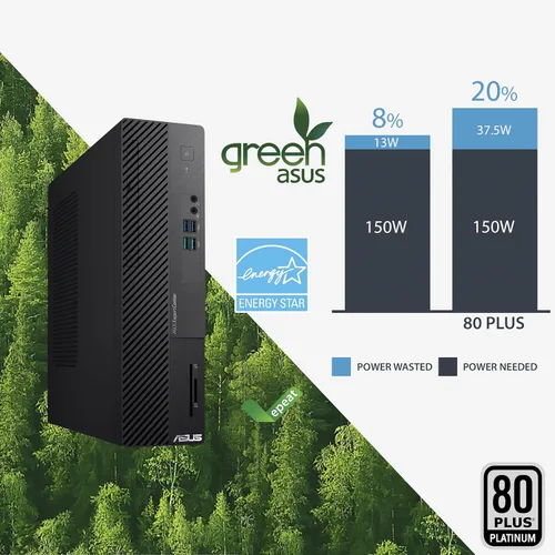 Vista 6 de ASUS ExpertCenter D5 - PC de escritorio con factor de forma pequeño, Intel Core i7-13700, 16 GB de RAM DDR4, SSD PCIe de 1 TB, Windows 11 Pro