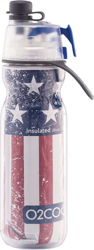 Vista 2 de O2COOL ArcticSqueeze botella de 20 onzas oficial que se aprieta para tomar