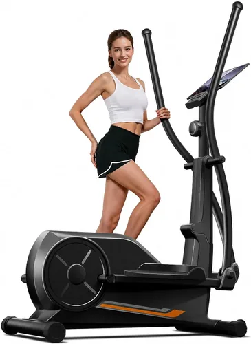 Vista 9 de CURSOR Elliptical Exercise Machine, Elliptical Machine for Home with Hyper-Quiet Magnetic Driving System,8&16 Levels Resistance,Compact Elliptical