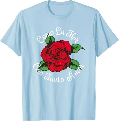 Vista 63 de Como La Flor - Bailar Cumbia - Mexican Rose Fiesta Regalo Camiseta Negro