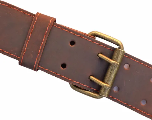 Vista 9 de TOURBON - Cinturón de herramientas ajustable con 2 bolsillos para herramientas, 7 fundas para herramientas (marrón oscuro) Hanging Hooks Hammer