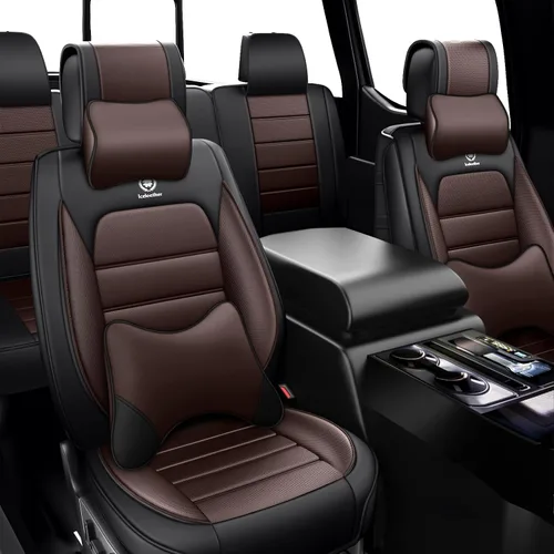Vista 15 de Cubiertas de asiento ILMO para camiones 2009-2026 F150, 2011-2026 F250 F350 XL XLT Super Duty Crew Cab Lariat King Ranch Platinum, protectores