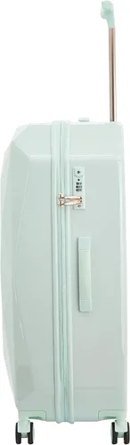 Vista 4 de kensie Equipaje giratorio con piedras preciosas 3D TSA Lock para mujer