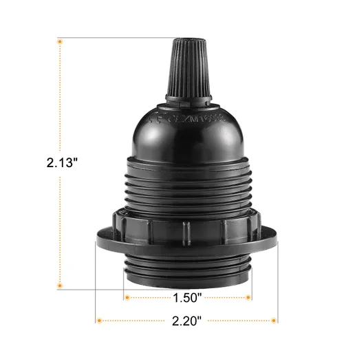 Vista 2 de 18 Uds E27 E26 Soporte de la lámpara del zócalo de la luz del zócalo de la lámpara