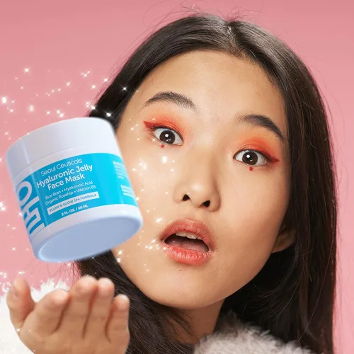 Vista 8 de SeoulCeuticals Juego coreano para el cuidado de la piel, contiene crema hidratante de caracol + máscara de gelatina coreana. Este potente juego