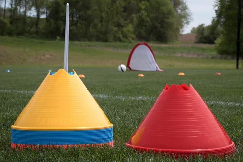 Vista 3 de Kwik Goal Jumbo Disc Cones, Pack of 12 Azul