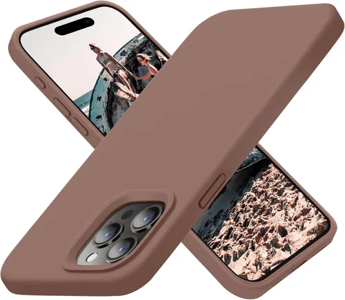 Vista 14 de Cordking Funda diseñada para iPhone 15 Pro Max, funda de silicona ultradelgada a prueba de golpes con [forro de microfibra suave antiarañazos], 6.7