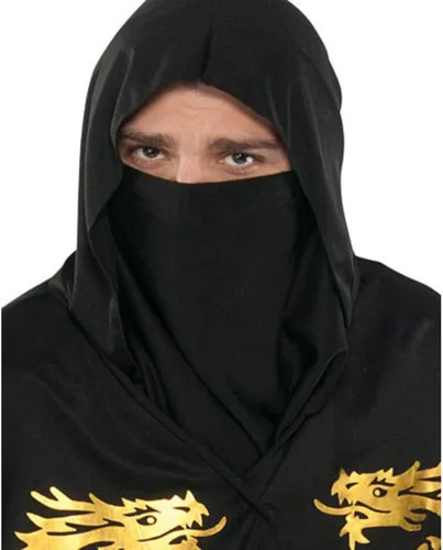 Vista 2 de Negro Dragón Ninja disfrazXXLpecho talla 52