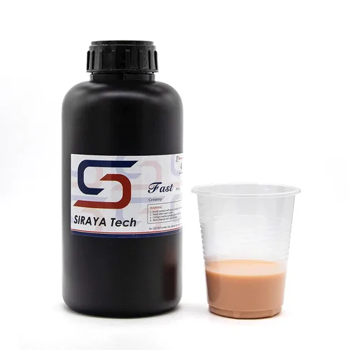 Vista 8 de Siraya Tech Resina de impresora 3D rápida similar a ABS de 405 nm, curado UV, no frágil, alta precisión, líquido de impresión 3D, resina de Cremoso