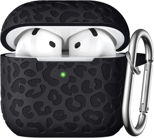 Vista 39 de Funda para Airpod Case y 2ª Generación con Diseño Leropard Grabado Compatible con Apple AirPods 2ª/1ª Generación de Carga, Bonita Protección