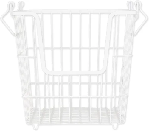 Vista 20 de DII - Cubo de almacenamiento de alambre de metal, pequeño, 11 x 11 x 6 pulgadas, negro