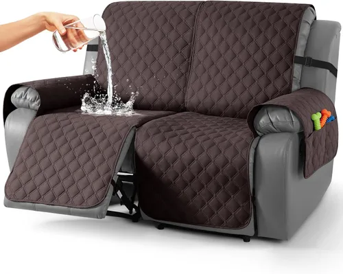 Vista 72 de TAOCOCO Fundas reclinables 100% impermeables, con correas para las piernas, funda de sofá reclinable reversible para silla reclinable, protector