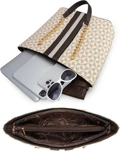 Vista 3 de Montana West Bolso y bolsos de mano para mujer, bolso de hombro con cadena