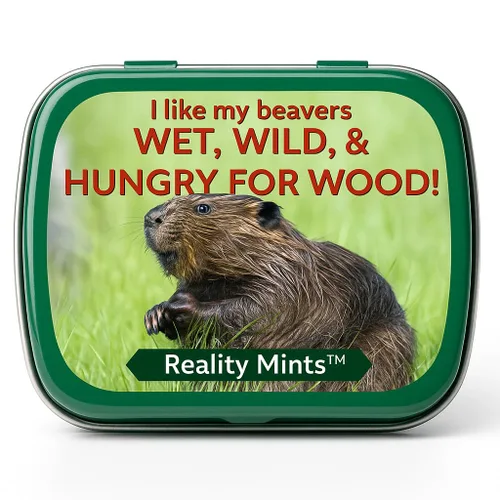 Vista 2 de I Like Beavers Mentas para amigos, regalos de Pascua para adultos, rellenos de calcetines traviesos, mejor amigo para hombres, mentas