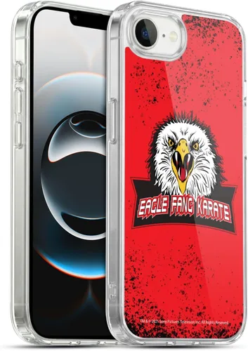 Vista 131 de Head Case Designs Funda de gel suave con licencia oficial de Cobra Kai Eagle Fang Logo Key Art compatible con Apple iPhone 7 Plus/iPhone 8 Plus