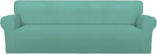 Vista 42 de PureFit Funda súper elástica para sofá reclinable con bolsillo, funda de sofá suave y antideslizante de elastano, lavable, protector de muebles