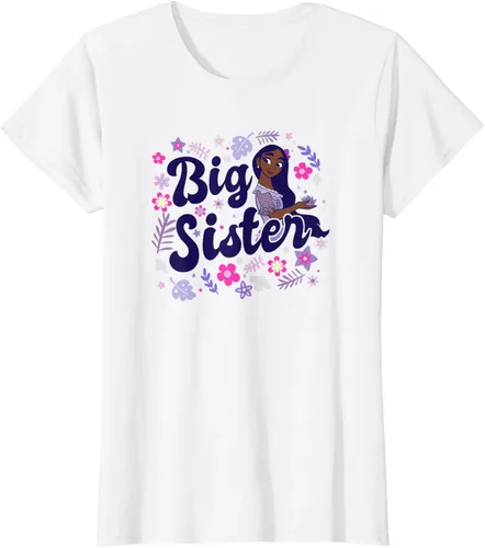 Vista 22 de Disney Encanto Isabela Madrigal Big Sister - Camiseta floral, gris, S Asfalto