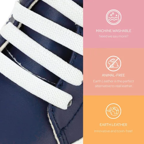 Vista 4 de JuJuBe - Zapatos de bebé de silicona para bebés cuero vegano Eco Steps Sneaks