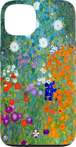Vista 7 de Funda para iPhone 16 Gustav Klimt Flower Garden