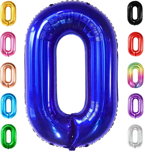 Vista 130 de KatchOn Globo negro del número 1 de 40 pulgadas, globo de feliz cumpleaños