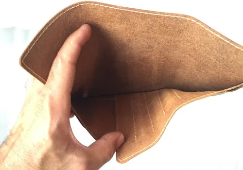 Vista 3 de KomalC estuche de piel genuina para lápices y lapiceros, útil para estudiantes y artistas