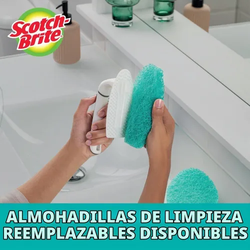 Vista 5 de Scotch-Brite Limpiador antiarañazos para bañera y azulejos, paquete de 6