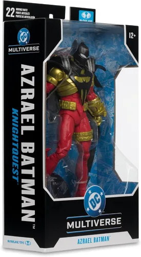Vista 8 de McFarlane Toys - DC Multiverse Azrael Batman (Knightquest) Figura de acción de 7 pulgadas