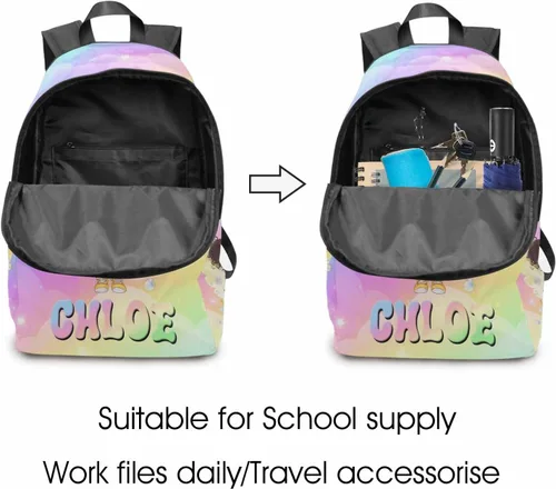 Vista 103 de Texto personalizado Elefante desgaste gafas mochila mochila mochila casual Daypack bolsa para mamá niñas, color86-4, Mochilas Daypack