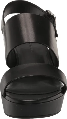 Vista 2 de Aerosoles Sandalia de tacón elegante para mujer, Cuero negro