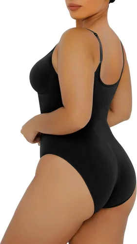 Vista 2 de YIANNA Body moldeador para mujer, con control de abdomen, sin costuras, esculpido, cintura arrebatada, traje de tanga, tanga o braga