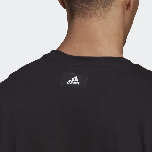 Vista 8 de adidas Camiseta deportiva Future Icons Three Bar para hombre