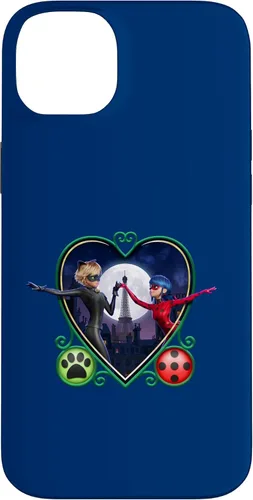 Vista 15 de Miraculous Ladybug and Cat Noir The Movie Heart - Carcasa para iPhone 17