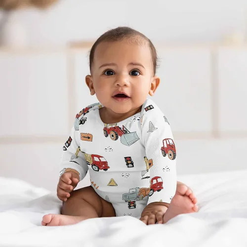 Vista 22 de Sweet Jojo Designs Baby Clothes Bodysuit Short Long Sleeve Newborn Infant Bodysuits