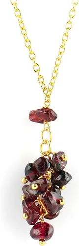 Vista 8 de TGH Collar con piedras preciosas naturales en Y, colgante de cristal curativo chapado en oro, cadena de latón de 16 + 2 pulgadas, joyería espiritual