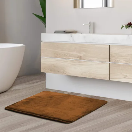 Vista 66 de Clara Clark Alfombra de Baño 24" x 17" - Alfombras de Baño, Tapete de Baño de Espuma Viscoelástica, Afelpado, Acogedor, Ultra Suave, Antideslizante