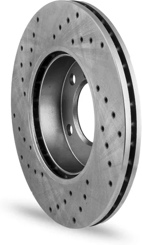 Vista 7 de Drilling GT Sport Brake Disc Rotors Compatible With OPEL ZAFIRA II A05 MINIVAN 2005 2006 2007 2008 2009 2010 2011 2012 2013 2014-1635GVR - Front