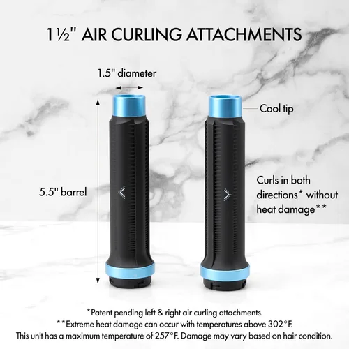 Vista 5 de BaBylissPRO StyleSwitch Ionic Multi-Styler, Air Styler and Hair Dryer, Lightweight Hot Air Brush with 5 Attachments, Automatic Dual Voltage