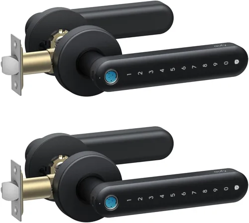 Vista 10 de eufy Security Smart Lock FamiLock C32, cerradura sin llave de huellas