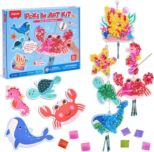 Vista 10 de JoyCat Kit de arte Poke de diseño de moda para niñas, 6 maniquíes sin coser