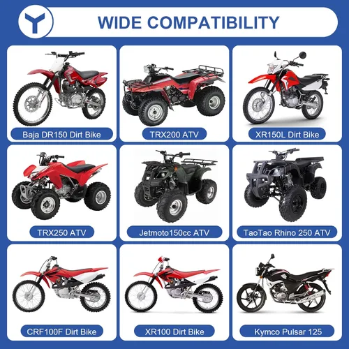 Vista 4 de YOXUFA PZ27 Carburador 27mm con cable de estrangulador para ATV 125 cc, 150 cc, 200 cc, 250 cc, Dirt Pit Bike, Go Kart, 4 tiempos TaoTao Apollo