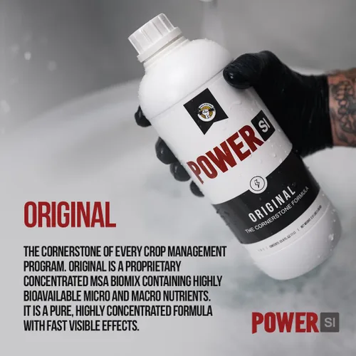 Vista 3 de PowerSI - Suplemento de sílice original de 1 litro, aditivo de fortalecimiento vegetal con ácido monosilícico, mejora la absorción de nutrientes