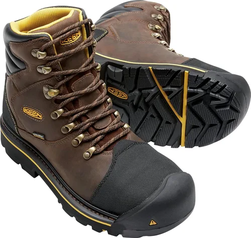 Vista 2 de KEEN Utility Milwaukee - Botas de trabajo impermeables con punta de acero de 6 pulgadas para hombre