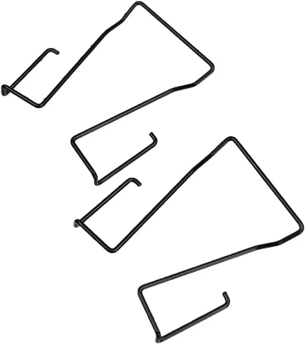 Vista 10 de 2 piezas de plástico ABS Lavalier micrófono clip de corbata para S Ony UWP para Sennheiser para S aramonic para Shure para Boya Ring Lavalier