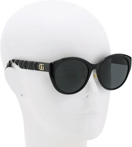 Vista 5 de Gucci Womens Matelasse Round Acetate Sunglasses