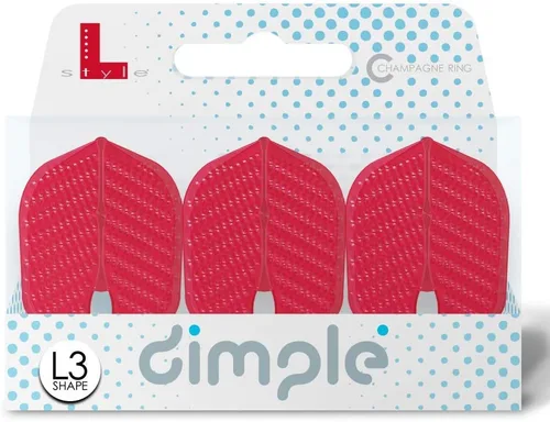 Vista 6 de L-style L3 Shape (Small Standard) Dart Flights - PRO Dimple