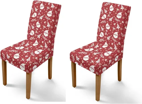 Vista 44 de HUGS IDEA Butterfly Dining Room Chair Covers Set of 2 Blue Marble Stretch Parsons Chair Slipcovers Washable Kitchen Chairs Protector Covers for