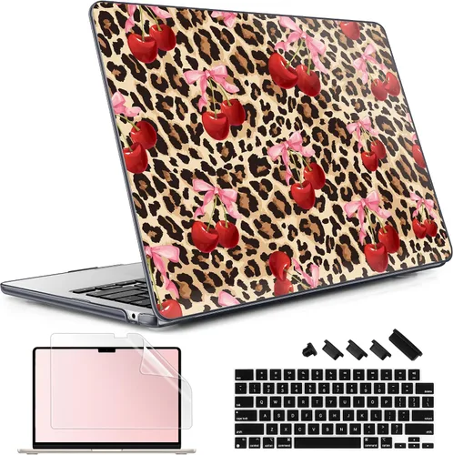 Vista 31 de May Chen Funda rígida de plástico para MacBook Air de 13.6 pulgadas 2026 2025 2024-2022 M5 A3449 M4 A3240 M3 A3113 M2 A2681, carcasa rígida