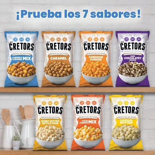Vista 8 de G.H. Cretors Palomitas de maíz con caramelo gourmet - Queso irresistible y rico sabor a caramelo en prácticas bolsas individuales, 7.5 onzas