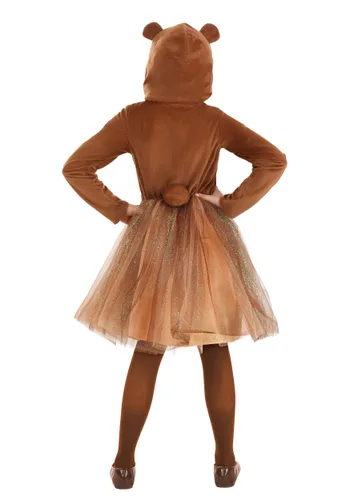 Vista 2 de Disfraz de Oso con Tutu para Niñas Multicolor