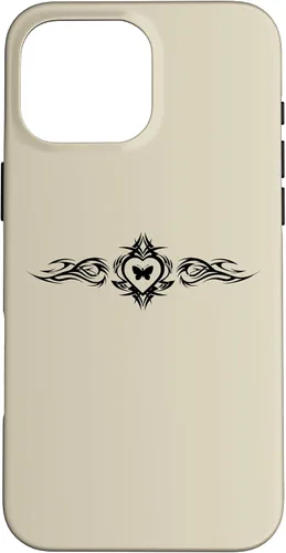 Vista 19 de Butterfly Heart Tattoo Fairycore y2k Grunge Egirl Aesthetic Case for iPhone 17